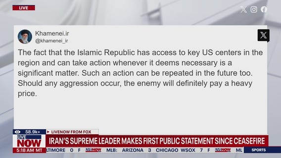 Iran's supreme leader claims 'victory' over Israel