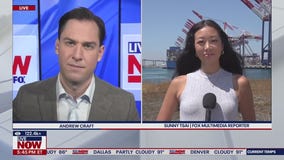 Peak season at the ports of Long Beach, CA