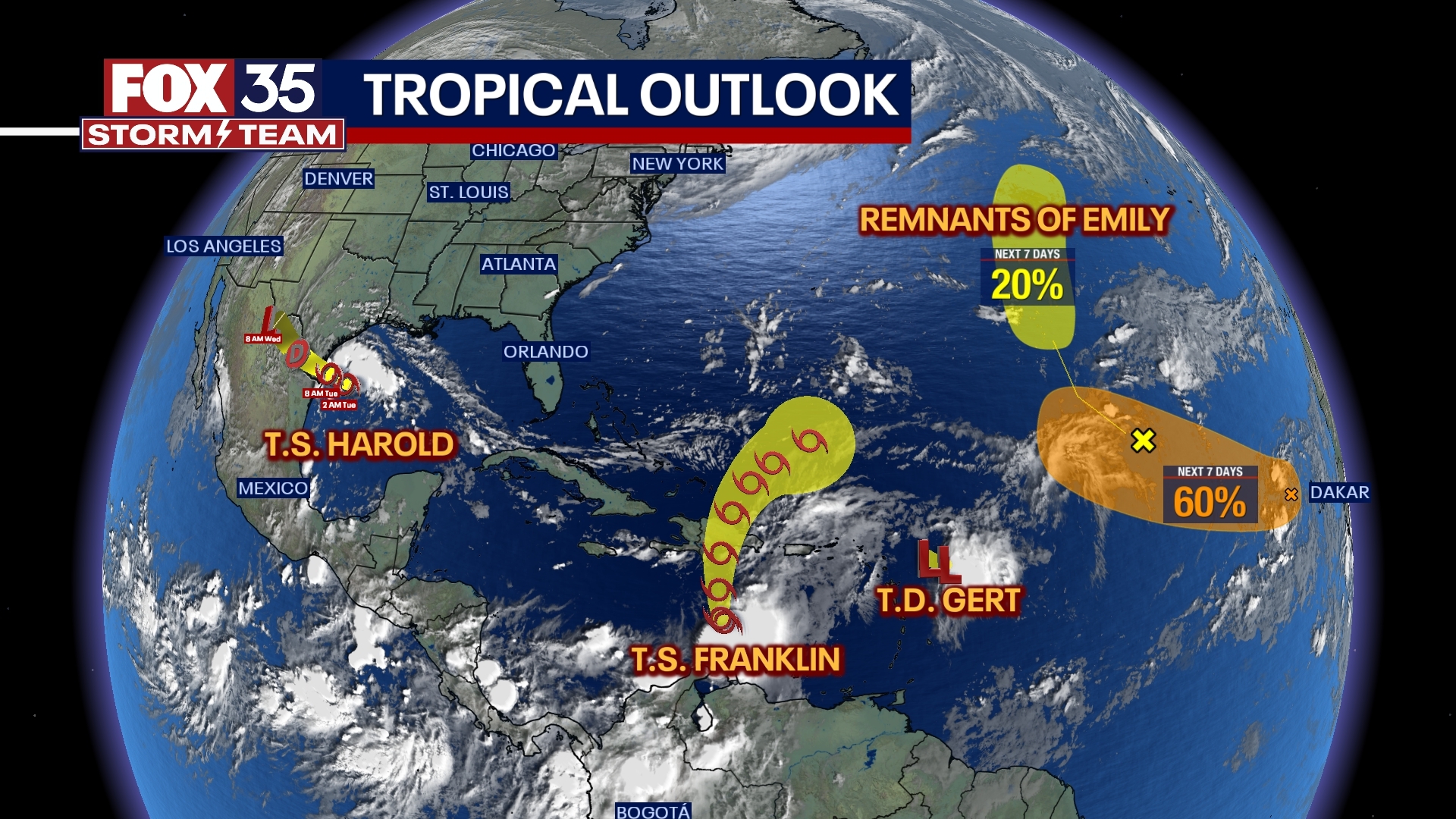 Tracking the Tropics: August 22, 2023