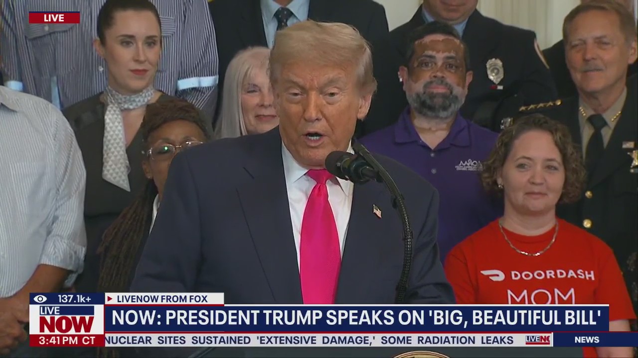 President Trump speaks on the 'big, beautiful bill'