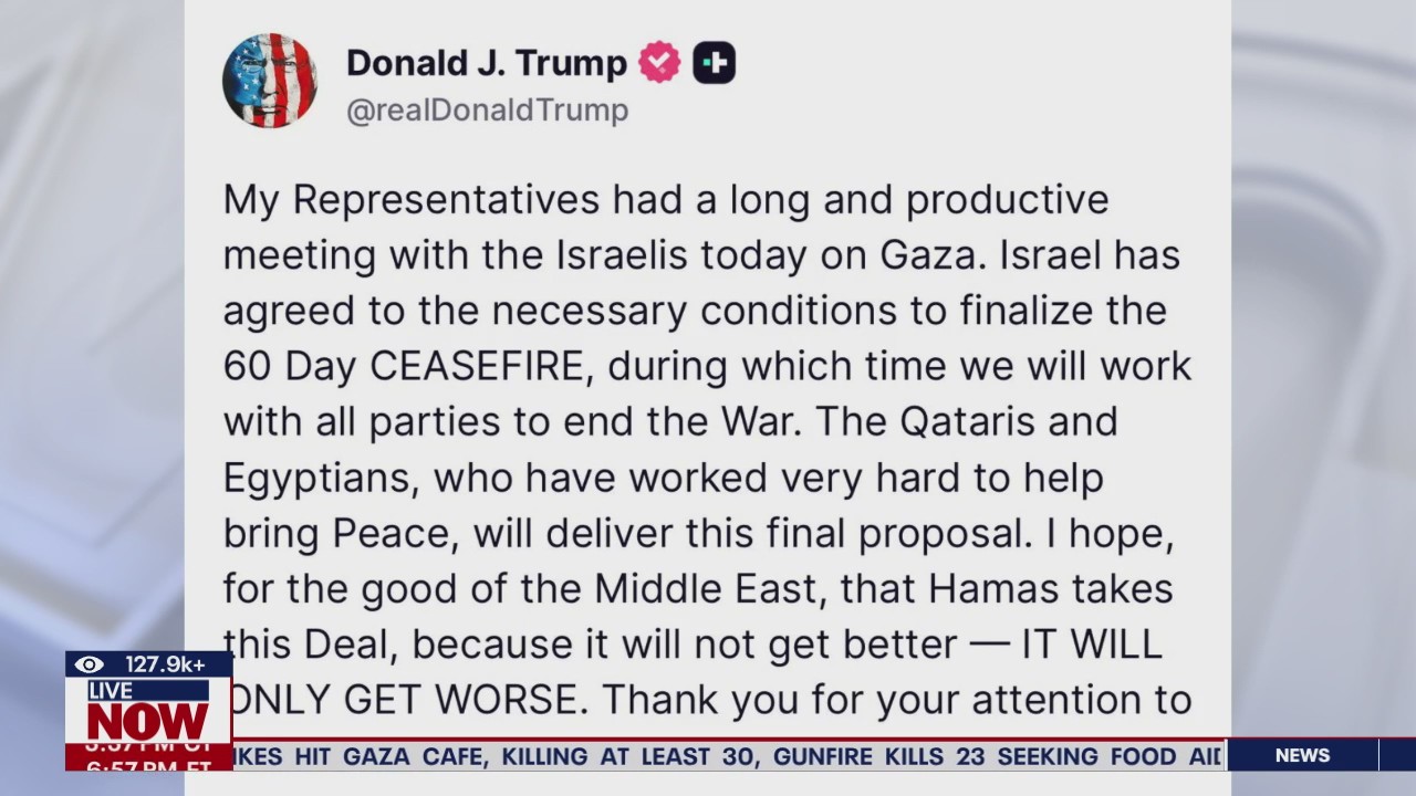 BREAKING: Israel-Hamas ceasefire deal announced