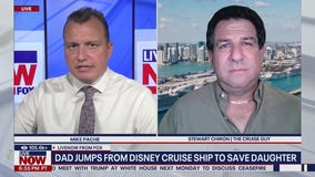 Daughter plunges from ship, father dives after her