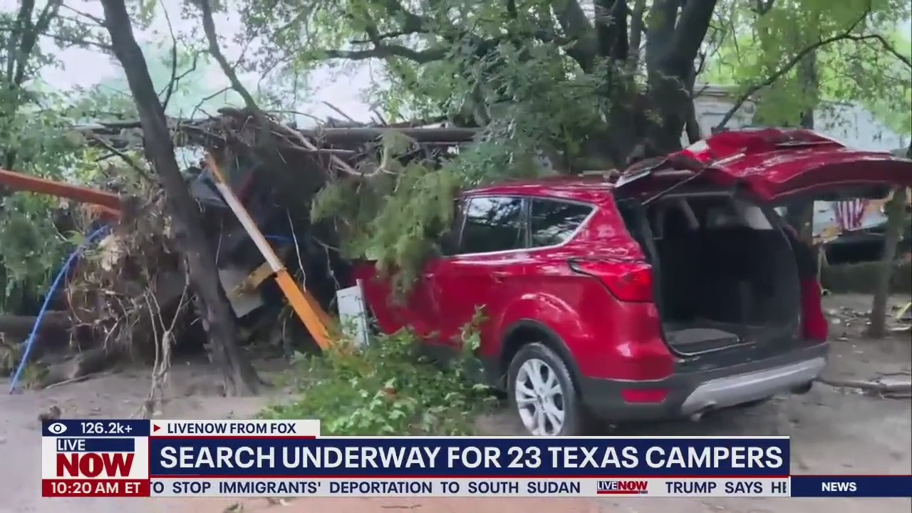 Search underway for 23 Texas campers