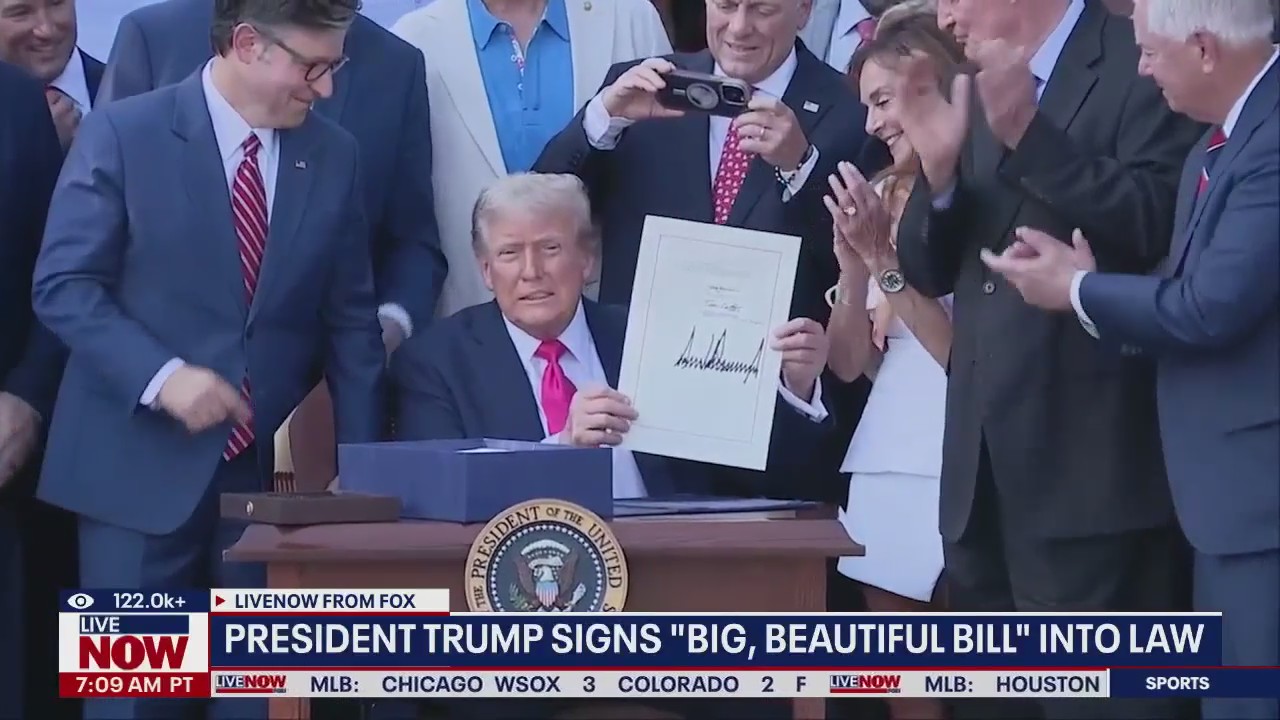 President Trump signs 'Big, Beautiful Bill' into law