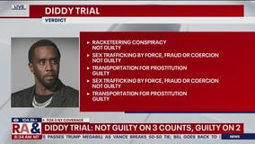 Diddy trial verdict: Not guilty on 3 out of 5 counts