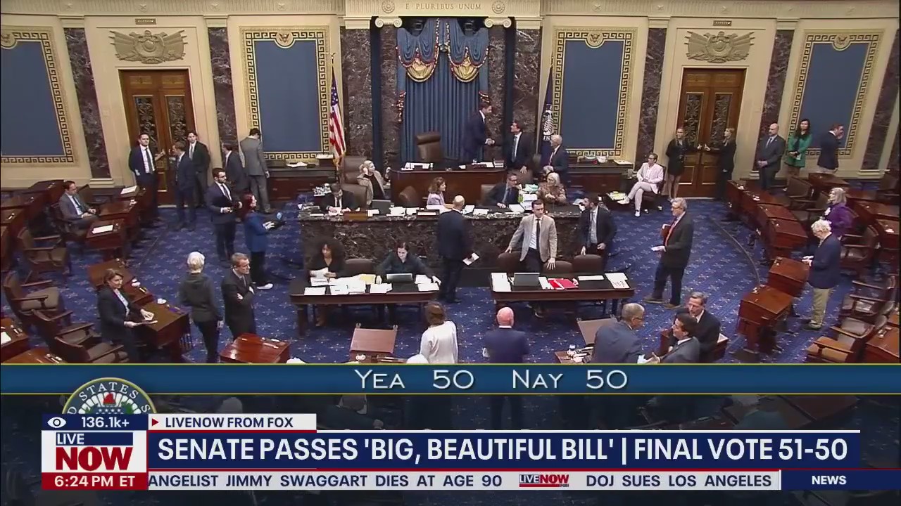 Senate passes Trump's 'big, beautiful bill'