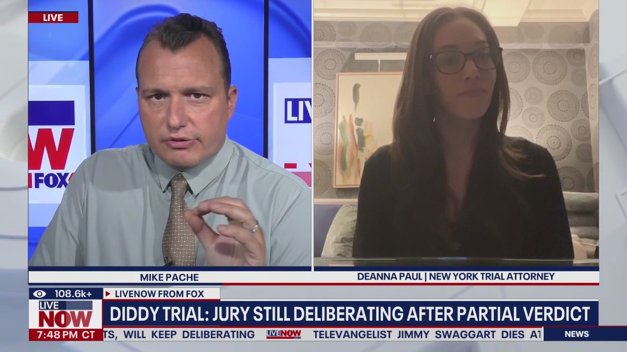 Diddy jury still deliberating after partial verdict