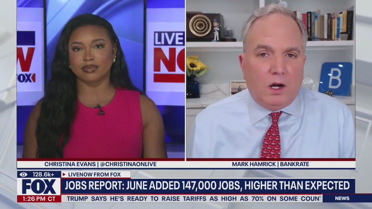 June adds 147K jobs, higher than expected