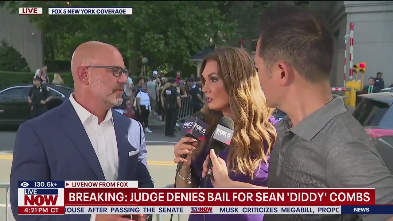 Judge denies bail for Sean "Diddy" Combs