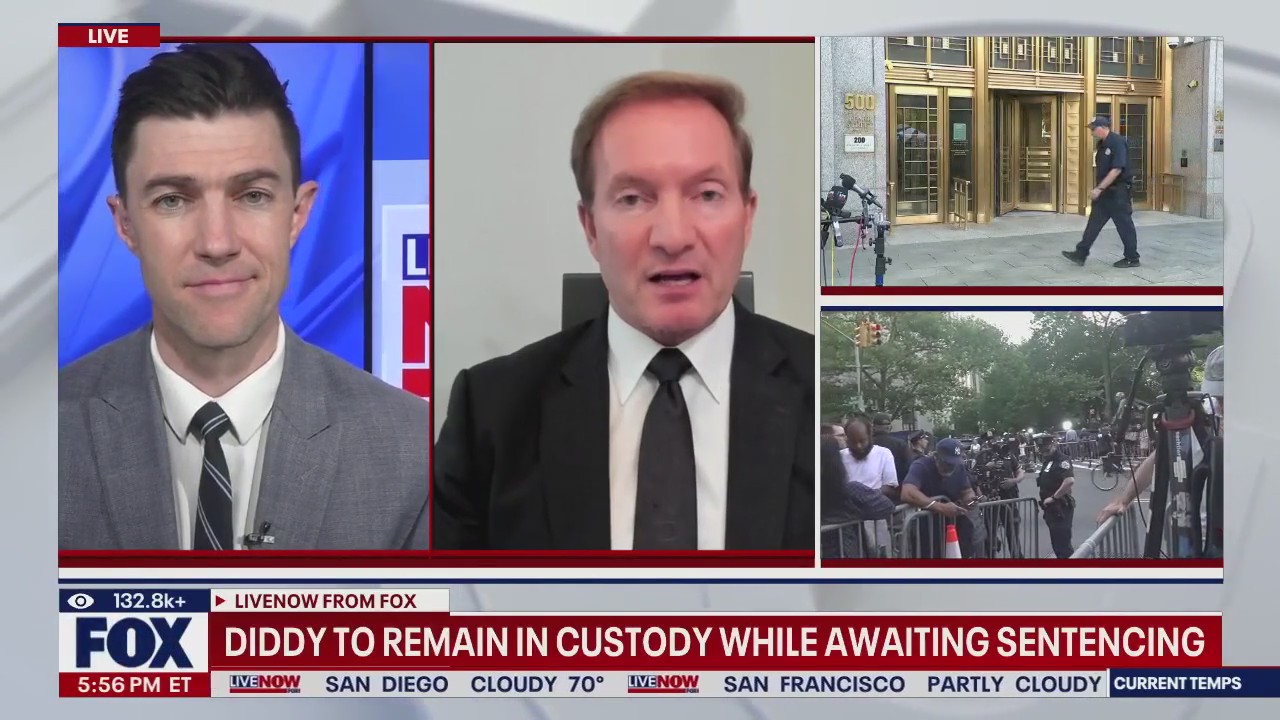 Diddy to remain in custody while awaiting sentencing