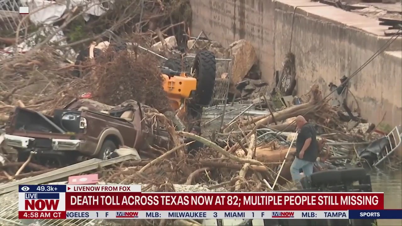 At least 82 dead from Texas floods | LiveNOW from FOX
