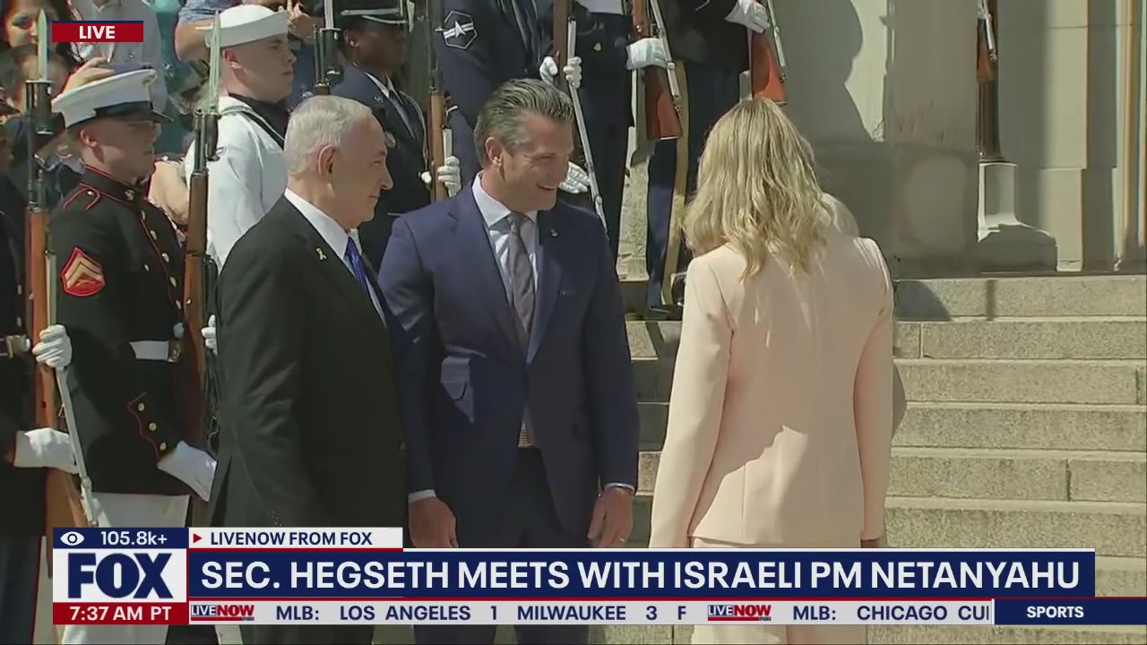 Sec. Hegseth meets with Israeli PM Netanyahu