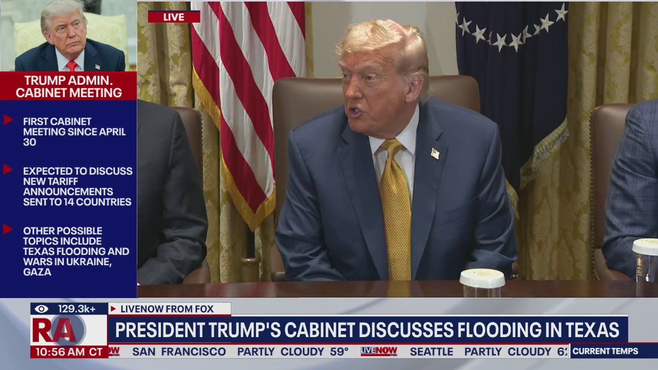 Trump, Noem detail federal response to Texas flooding