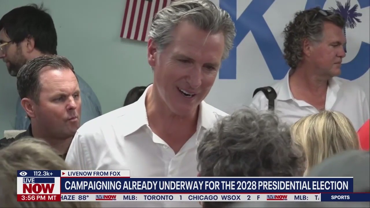 Newsom signals 2028 POTUS run with Carolinas visit