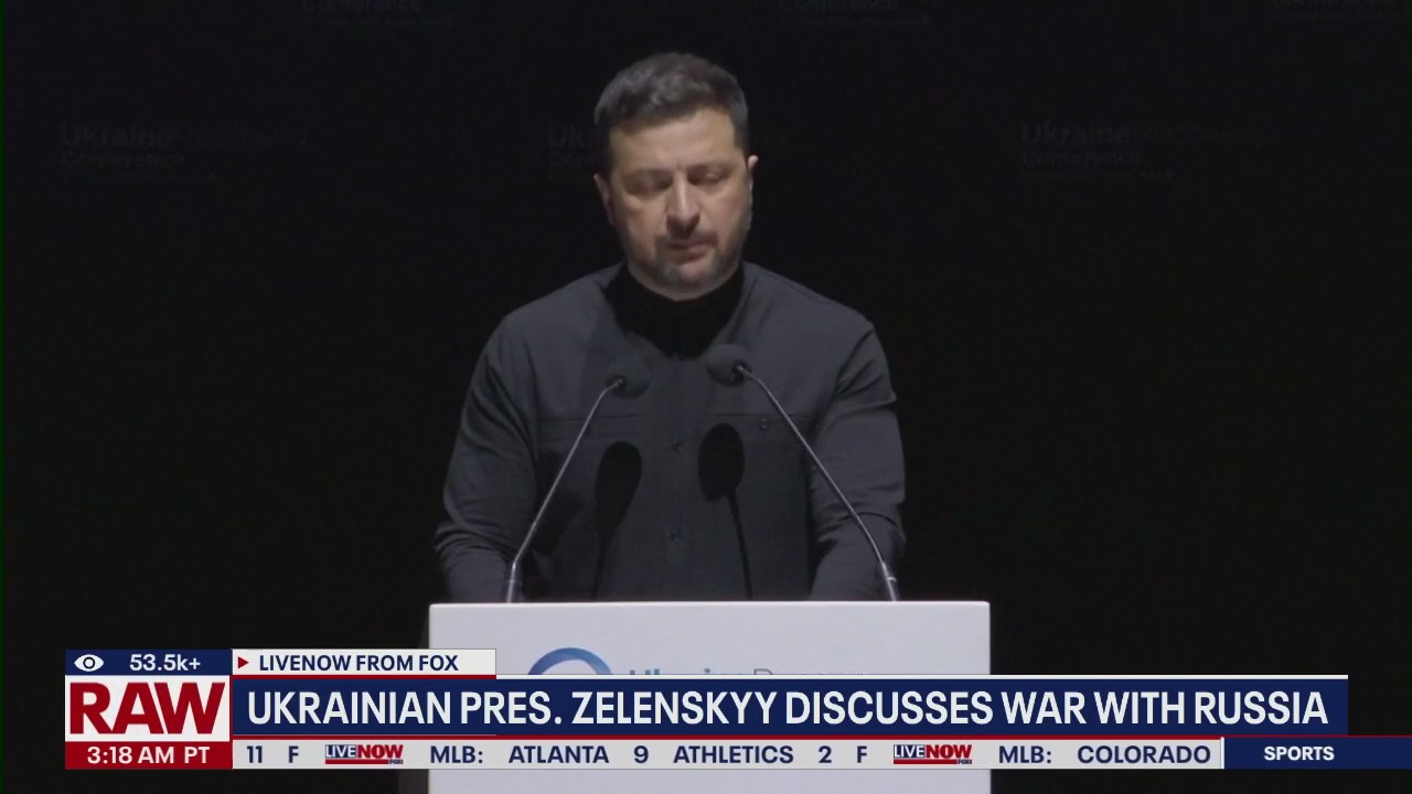 Zelenskyy speaks as Russia launches massive strike