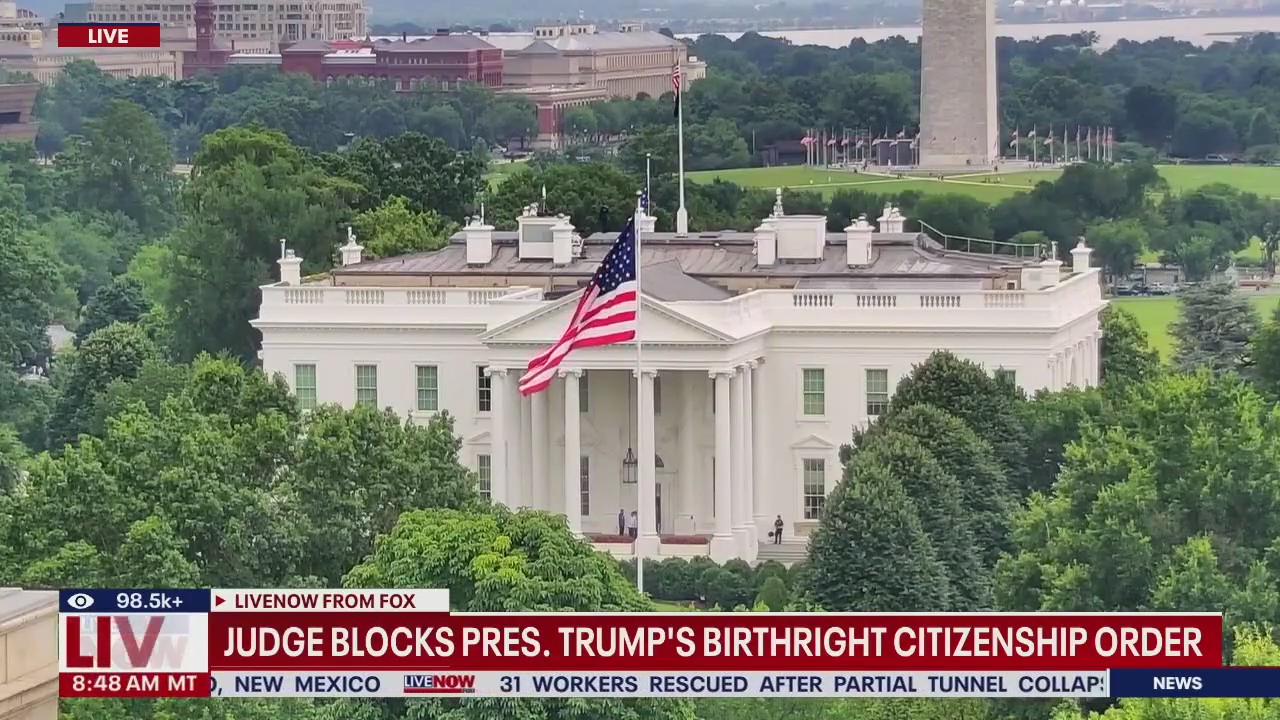 Judge blocks Trump's birthright citizenship order
