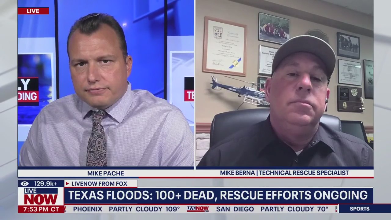 Texas death toll reaches 104, search efforts ongoing