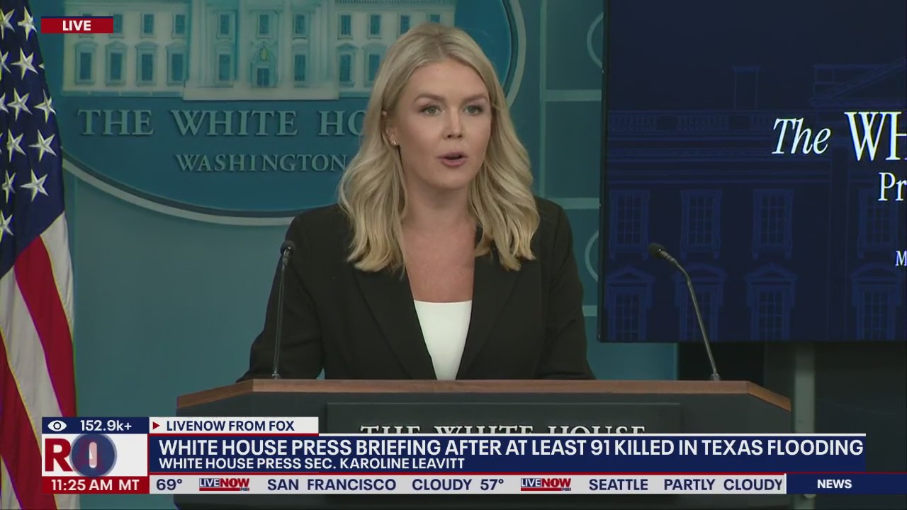 White House press briefing on Texas flooding