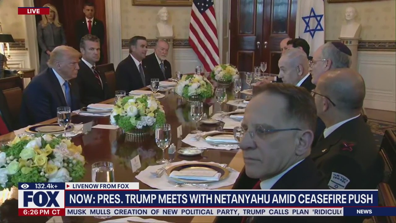 FULL: Trump meets with Netanyahu at WH