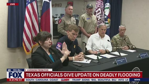 Gov. Greg Abbott, flood update from Austin, TX