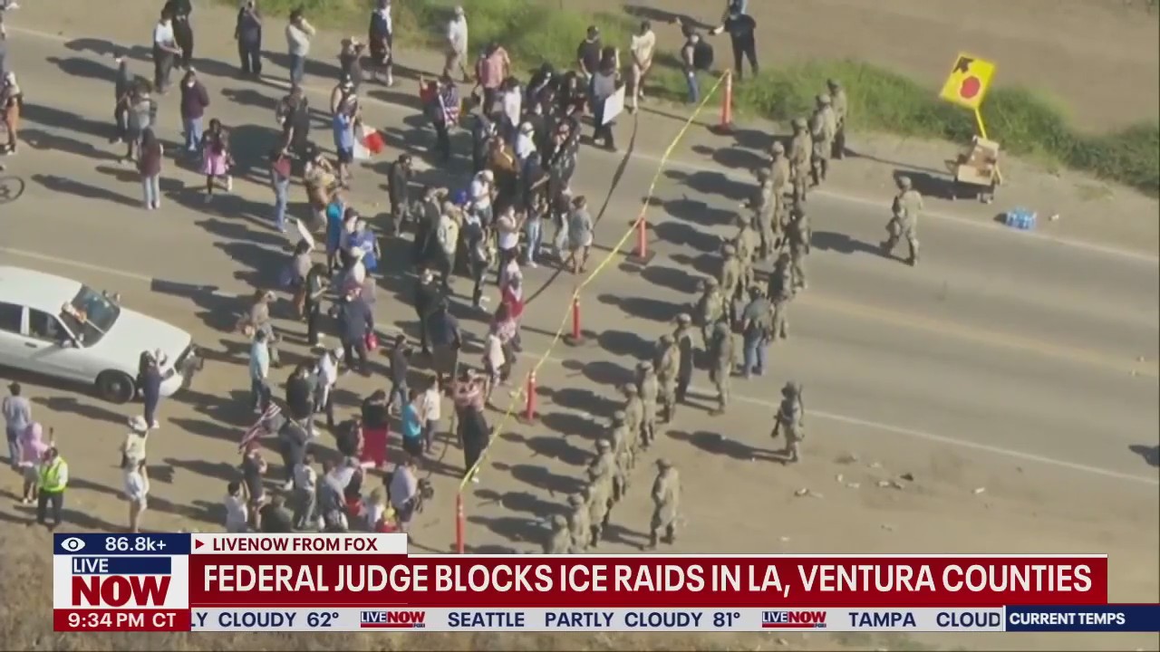 Federal judge orders blocking of ICE raids in L.A.