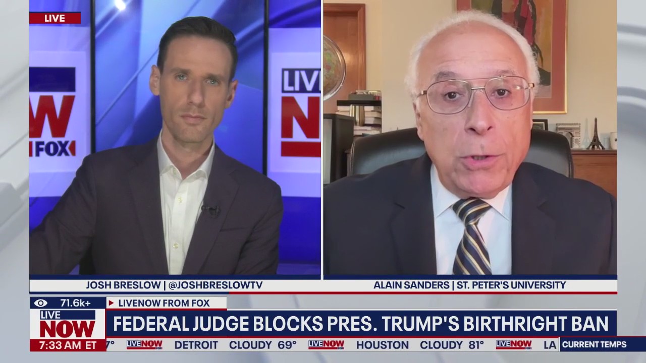 Federal judge blocks Pres. Trump's birthright ban