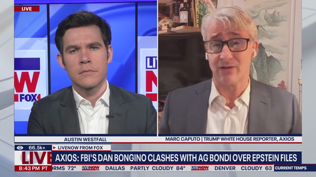 Bongino clashes with Bondi over Epstein files, report says