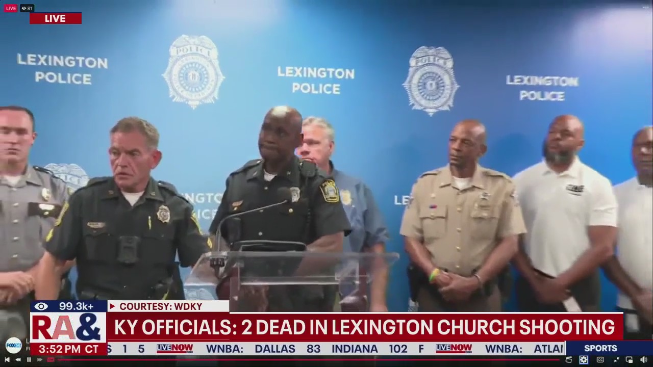2 dead in Lexington church shooting, KY officials say