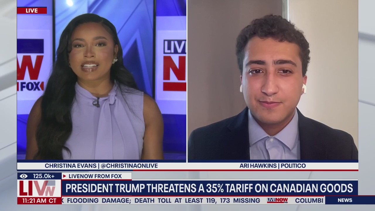 Trump threatens 35% tariff on Canadian goods