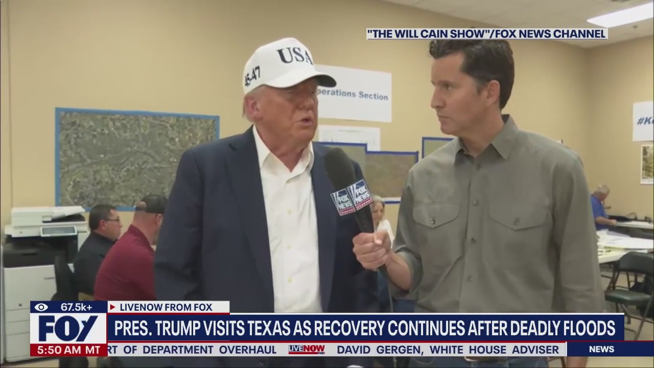 President Trump on Texas recovery