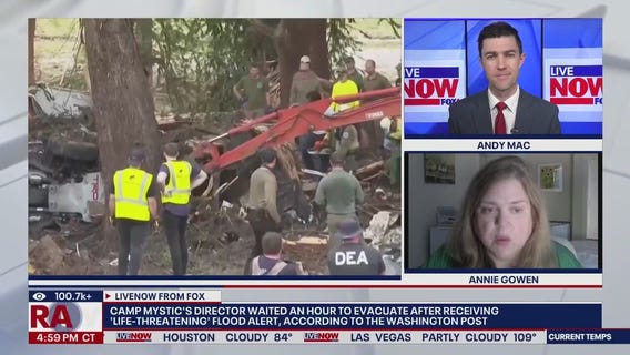 WAPO: Camp Mystic evacuated an hour after flood alert