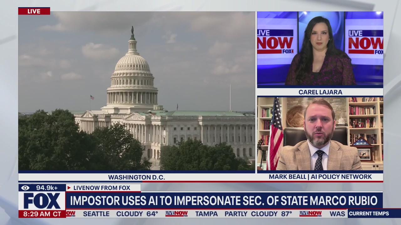 National security concerns as AI impersonates Sec. Rubio