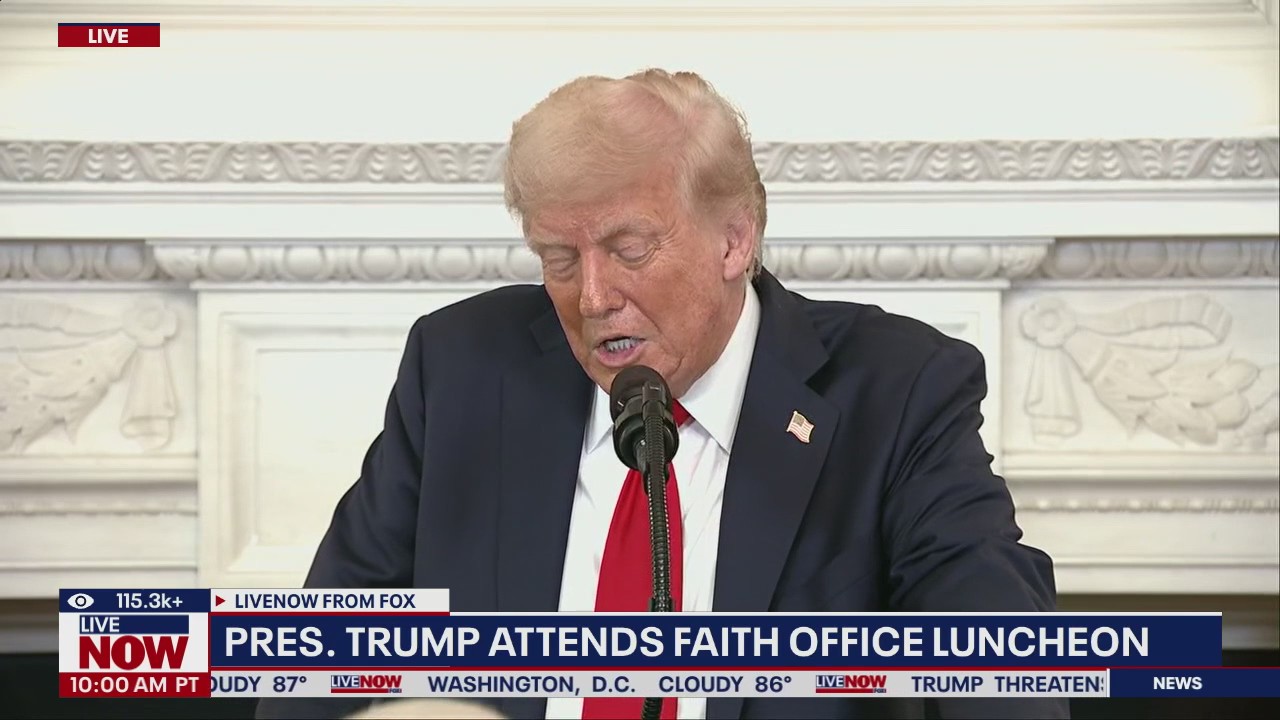 President Trump hosts Faith Office Leaders Briefing