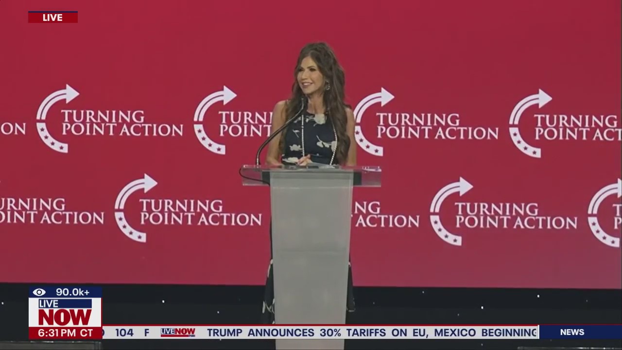 DHS Sec. Kristi Noem Speaks at Turning Point USA Summit
