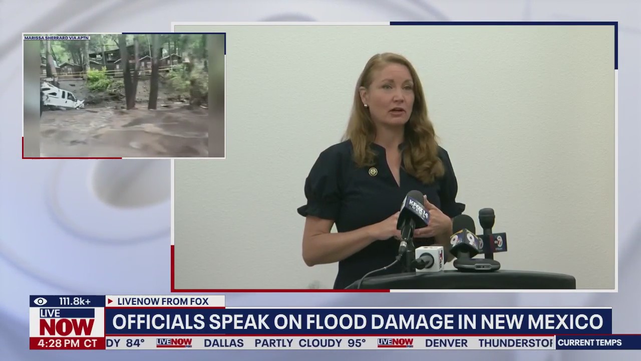 Officials speak on flood damage in New Mexico