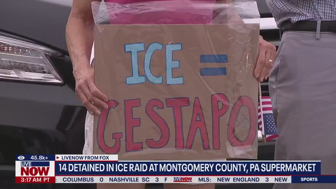 Multiple detained in ice raid at PA supermarket