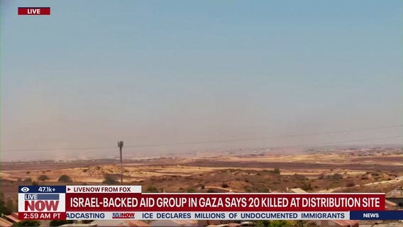 At least 20 Palestinians killed at Gaza aid site