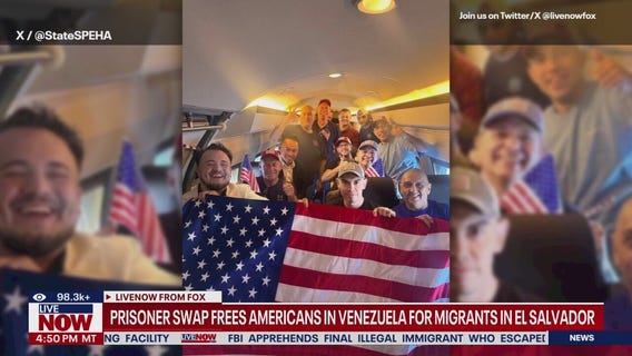 Venezuela releases 10 jailed Americans in prisoner swap