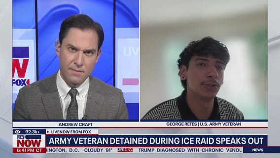 Army veteran detained during ICE raid speaks out