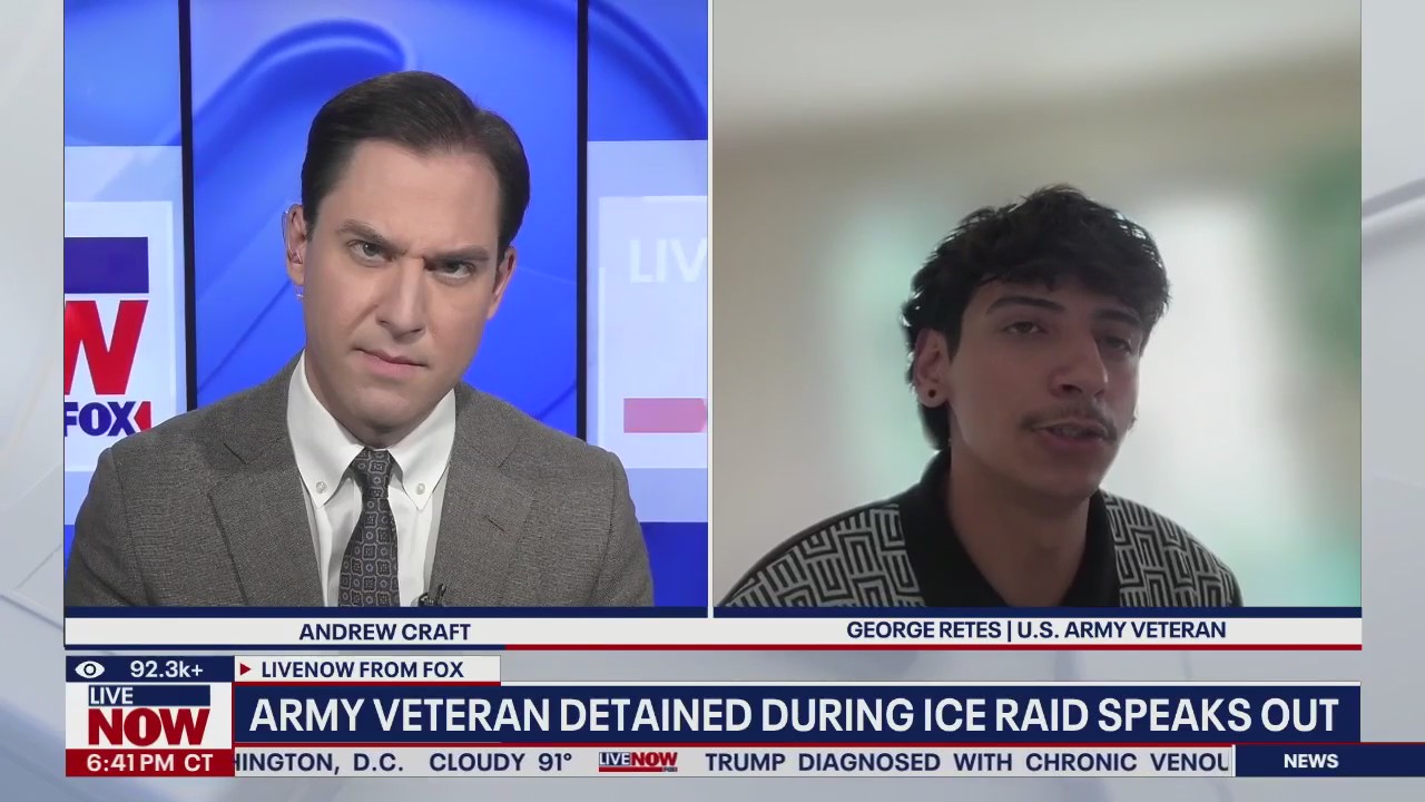 Army veteran detained during ICE raid speaks out
