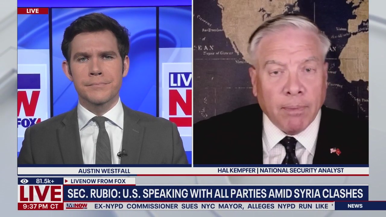 U.S. speaking with all parties amid Syria clashes, Rubio says