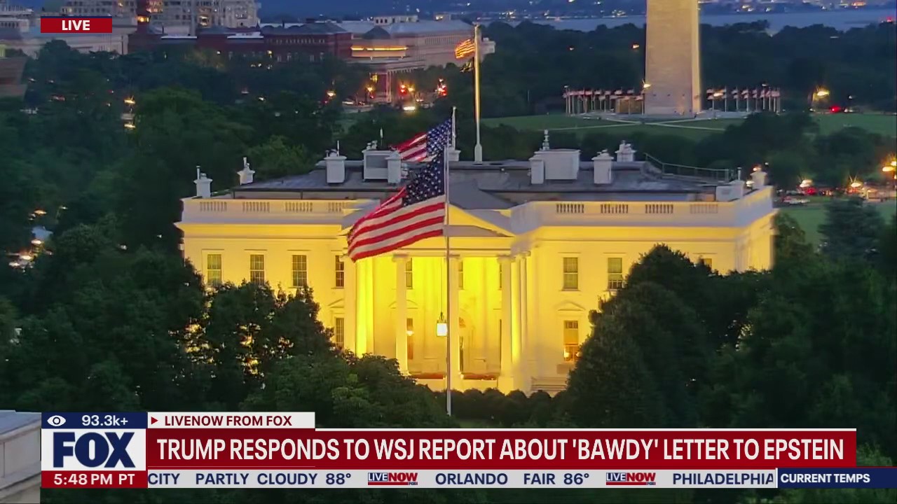 Trump responds to WSJ report about letter to Epstein