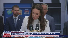 U.S. ice cream makers to stop using artificial dyes