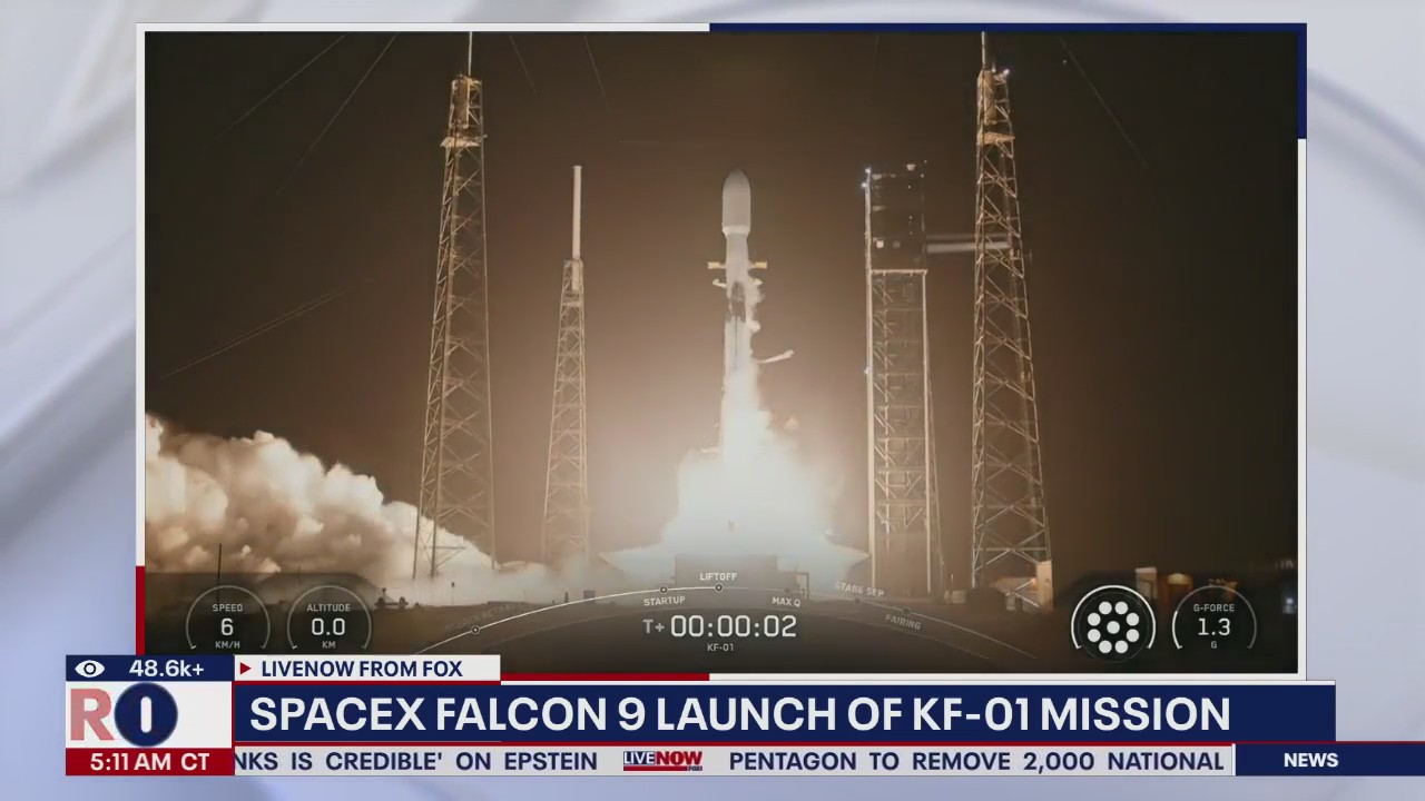 WATCH: SpaceX launches Amazon satellite mission