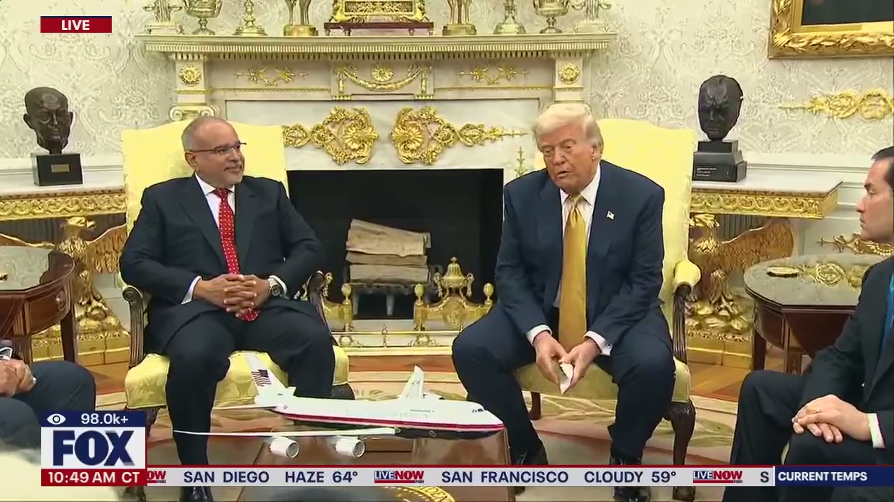 President Trump on Jerome Powell & Epstein files