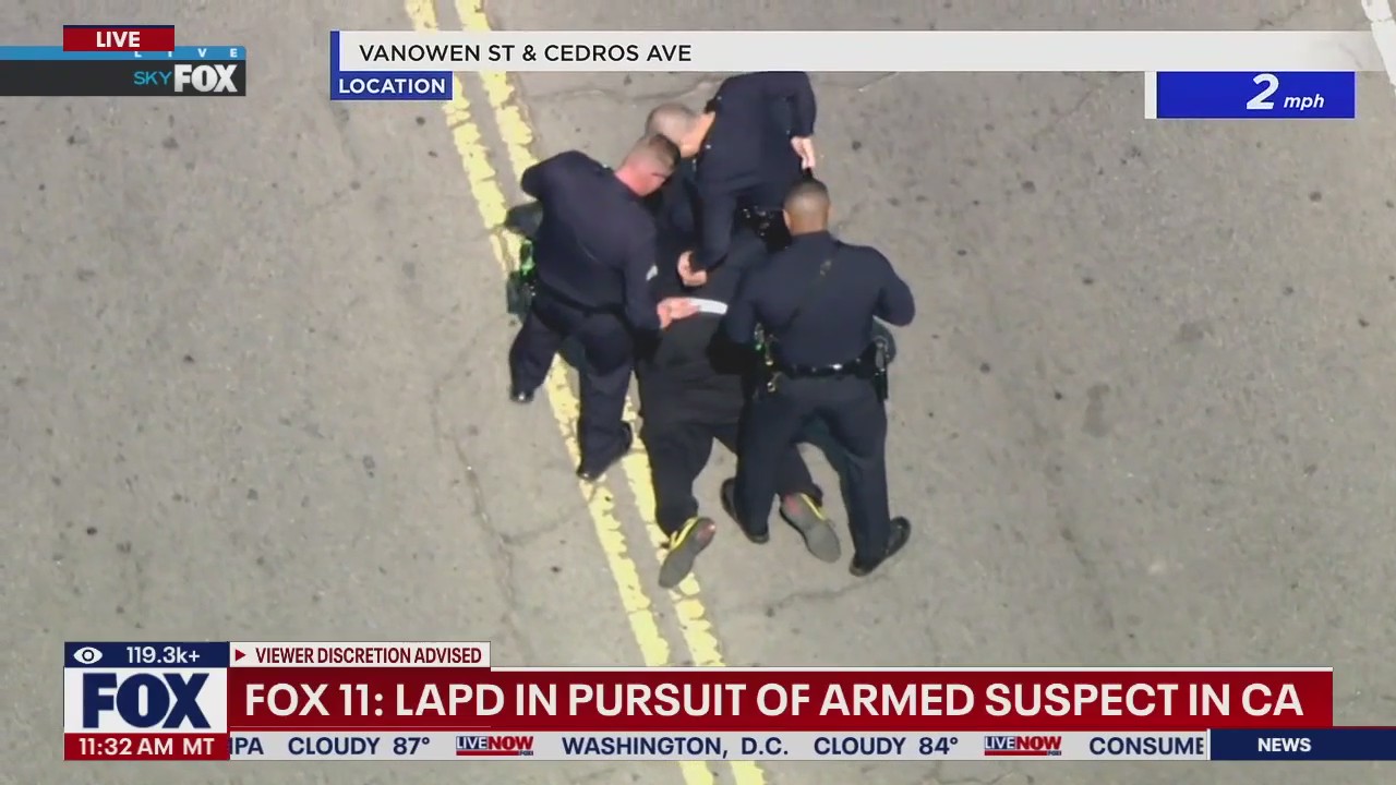 LA armed & dangerous high-speed chase
