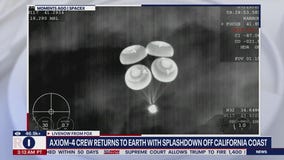 SpaceX Dragon with Ax-4 crew returns to Earth