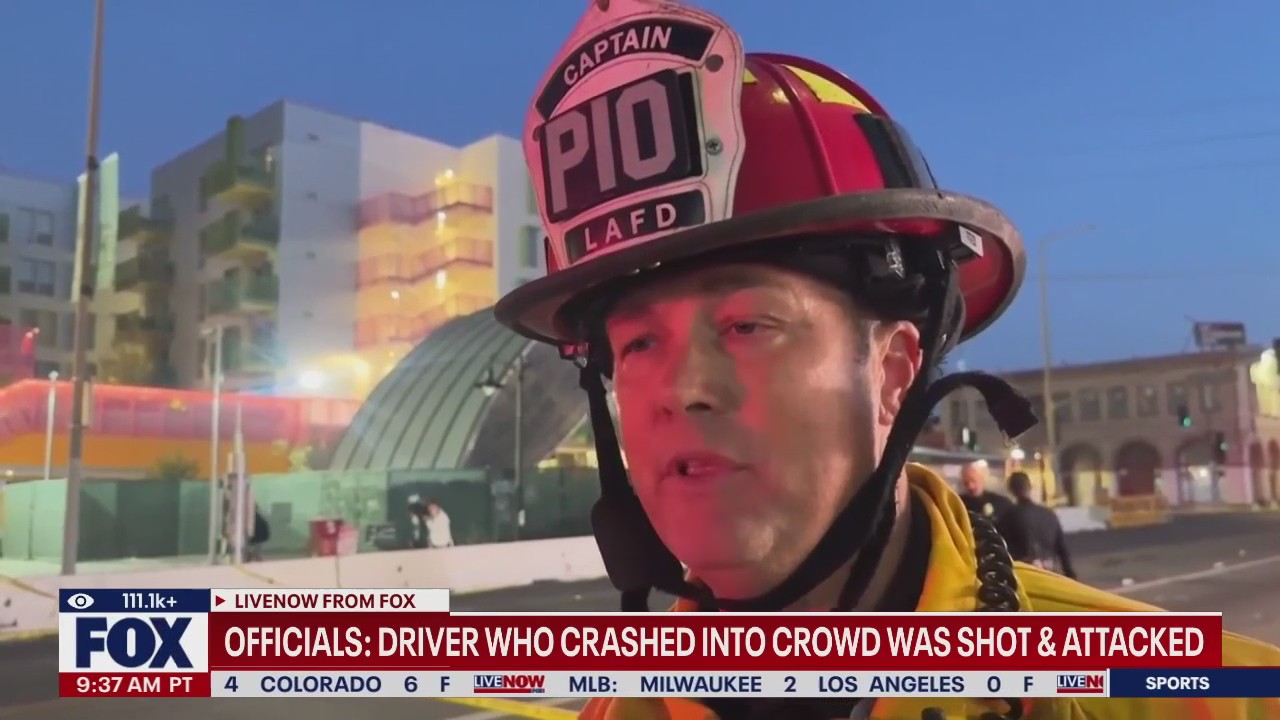 LAFD on driver who plowed into crowd, 30 injured