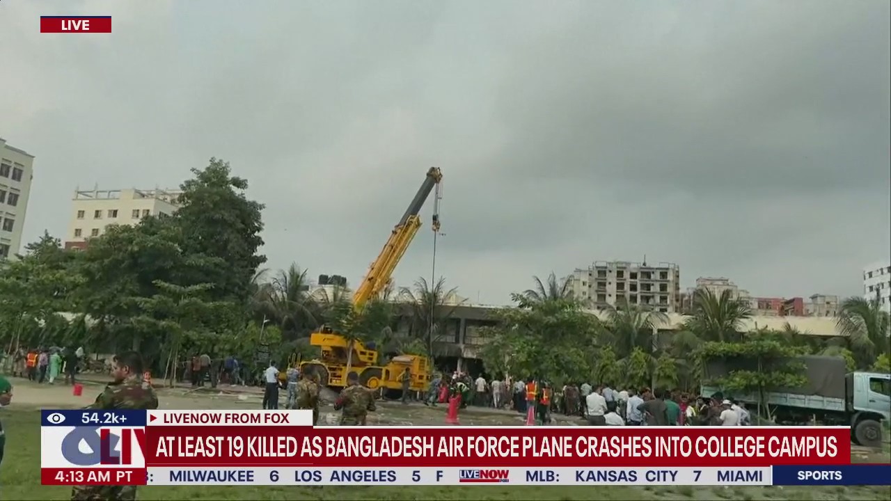 More than 16 dead in Bangladesh Air Force jet crash