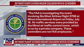 Air Force looking at pilot's near collision with B-52